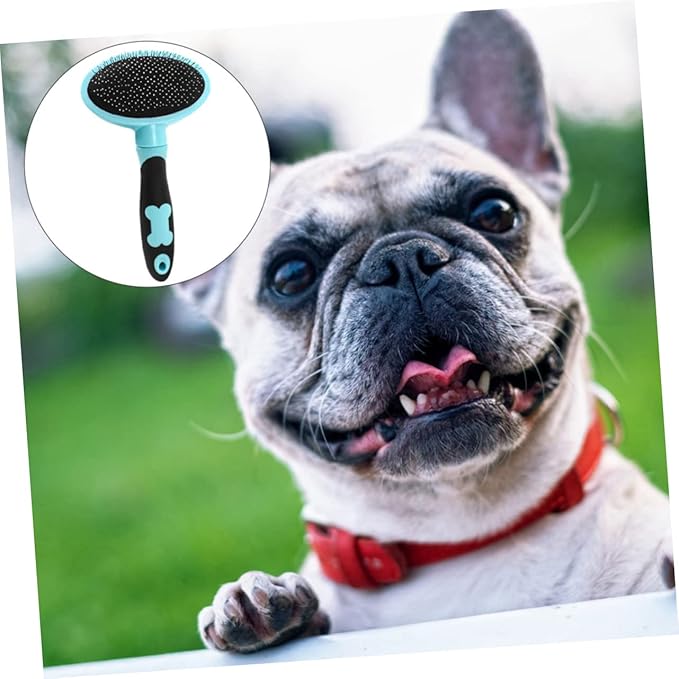 Happyyami Cat Brush Pet Comb Cat Hairbrush Cleaning Brush Massage Pet Body Fur Grooming Tool
