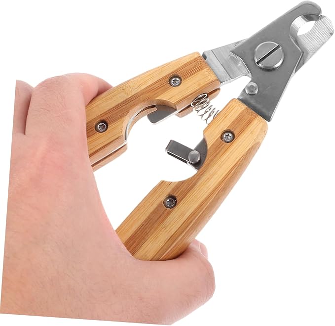 Pet Nail Clipper for Cats and Sturdy Handle Nail Trimmer for Small Animals Effortless Cutting with Sharp Ergonomic Design for Easy Grooming