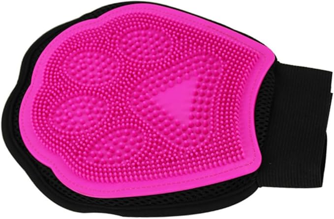 Happyyami Pet Bath Gloves for Cats and Dogs Grooming Massage Gloves Pet Hair Removal and Bathing Tool for Relaxation and Blood Circulation