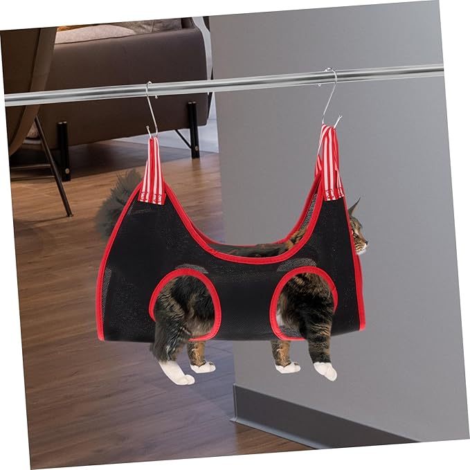 TOYANDONA Grooming Hammock for Pets Breathable Nail Trimming Sling for Dogs and Cats Foldable Design Easy to Clean Comfortable and Durable Grooming Tool