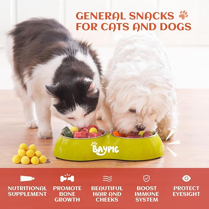 Freeze Dried Quail Egg Yolk Dog Cat Treats 3 oz - Single Ingredient, Grain Free, Gluten Free & Rawhide Free,Healthy Tasty Snacks for Training Rewards