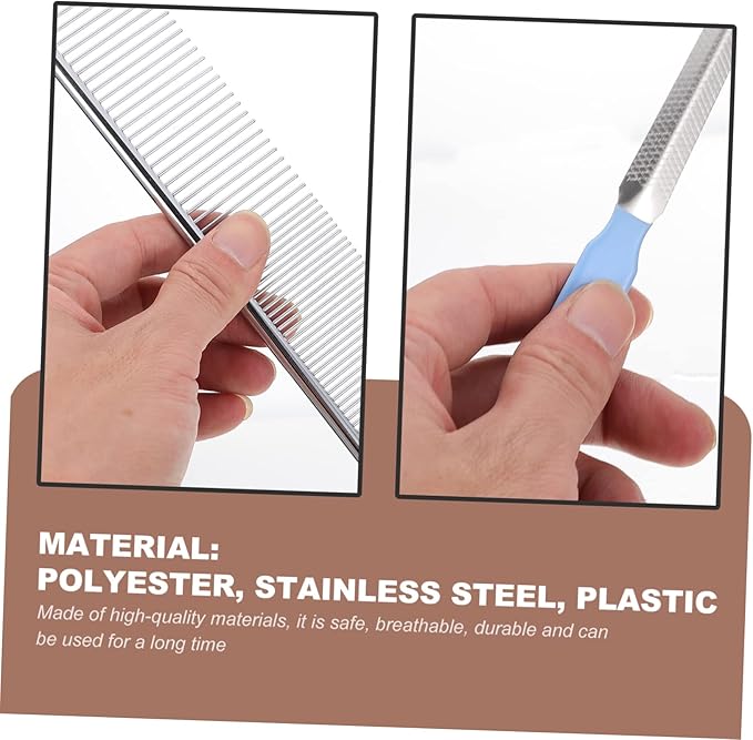 Totority Pet Cat Grooming Tools Nail Trimming Kit Comb Clipper Sturdy for Cats Dogs Grooming