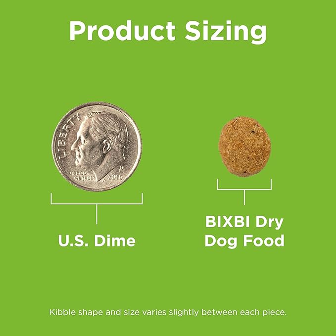 BIXBI Rawbble Freeze-Dried Raw Coated Dog Food, Pork – Fresh Meat, No Meat Meals, Grain-Free – USA Made, 4 lbs
