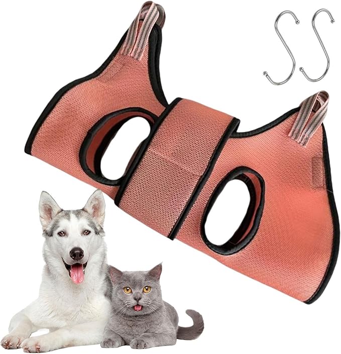 Cat Nail Clipping Hammock - Elastic Pet Grooming Hammock, Breathable Cat Restraint Hammock | Pet Hammock Restraint Bag, No Scratching Pet Grooming Sling For Bathing, Nail Trimming, Clipping, Examining