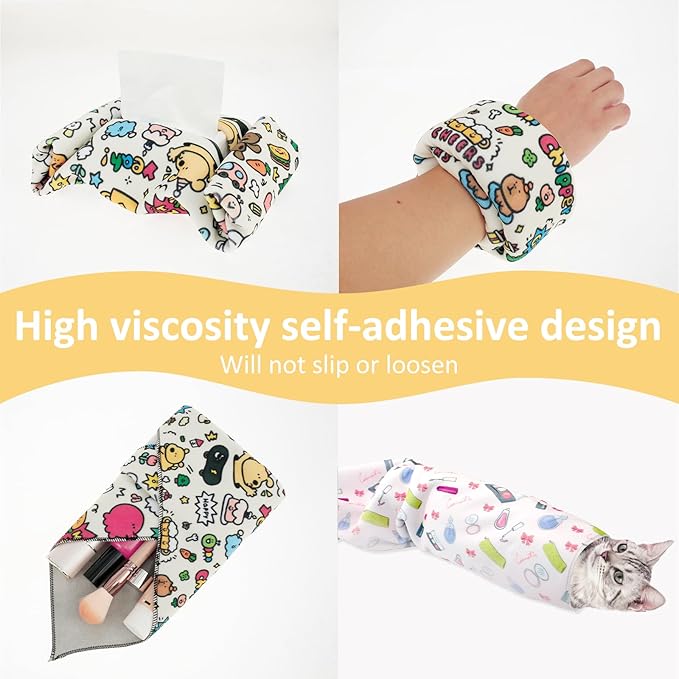 3Pcs Cat Grooming Wrap, Self Adherent Cloth Cat Swaddle Wrap for Cutting Nails,Scratch-Resistant Cat Restraint Wrap,Multi-use Pet Cat Burrito Wrap Blanket for Nail Clipping Ear Cleaning Teeth Brushing