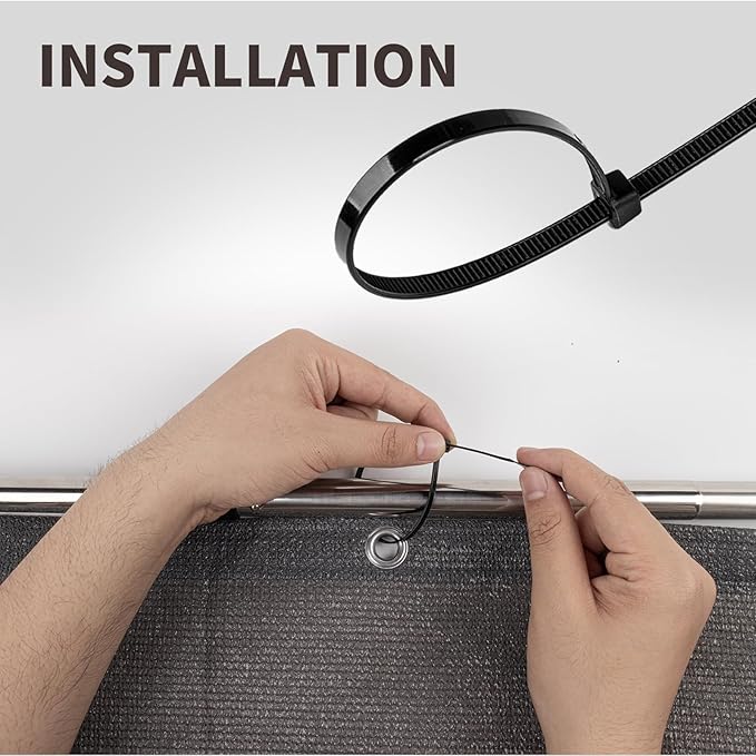 LOVE STORY Custom Size 3.3'x9' Dark Grey Balcony Privacy Screen,UV Block Privacy Fence Screen,90% Shield for Outdoor Pool Garden Apartment Railing
