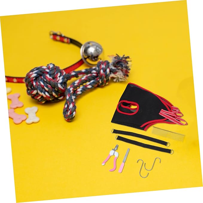 Happyyami 1 Set Cat and Dog Nail Trimming Hammock Pet Grooming Sling for and Comfortable Nail Care and Design for Home and Salon Use Accessories Random Color