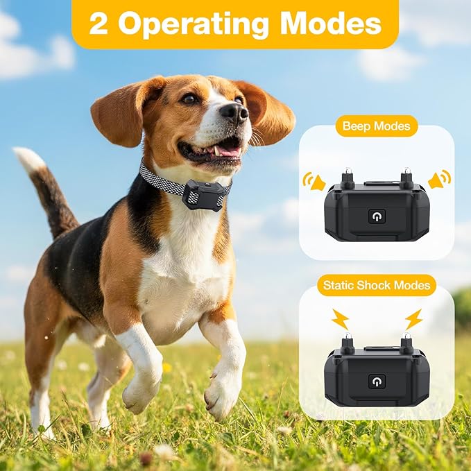 Electric Fence for Dogs, Rechargeable Underground Dog Fence System with 650FT Wire, 1 Waterproof Training Collar, Covers up to 1/2 Acre, Wired Dog Fence System for 1 Dog