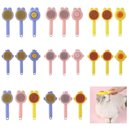 Lovely Shape Pet Comb Deshedding Brush with Easy Function Pet Grooming Accessory Hair Tool Deshedding Brush for Dog Cats