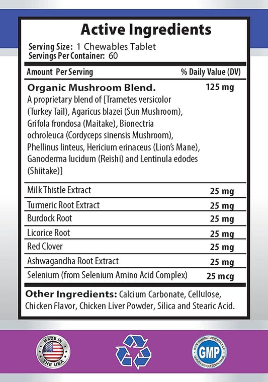 Immune System Booster for Cats - CAT Immune Support - Booster - Premium Complex - Treats - Milk Thistle for cat - 2 Bottle (120 Chews)