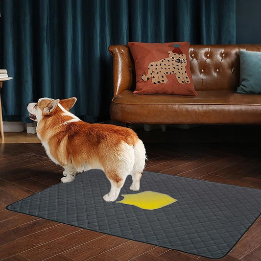 Washable Puppy Pads - Waterproof Large Pet Supplies, Absorbent Leakproof Dog Pee Pads for Small Medium Large Breed, Reusable Dog Potty Training Mats, Quick Dry for Crate Bed Sofa Floor Trunk Carpet