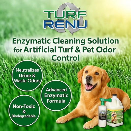 Tr10132 Bio-Enzymatic Cleaning Solution for Synthetic/Artificial Turf and Pet Odor Control with Sprayer, 32-Ounce