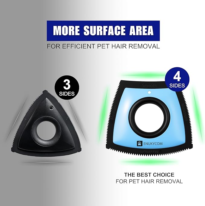 Pet Hair Removal Tool for Car Detailing ā 2025 Upgrade Dog Hair Remover for Car Auto, Couch, Carpet & Furniture ā Reusable Pet Hair Scraper for Car Interior & Upholstery