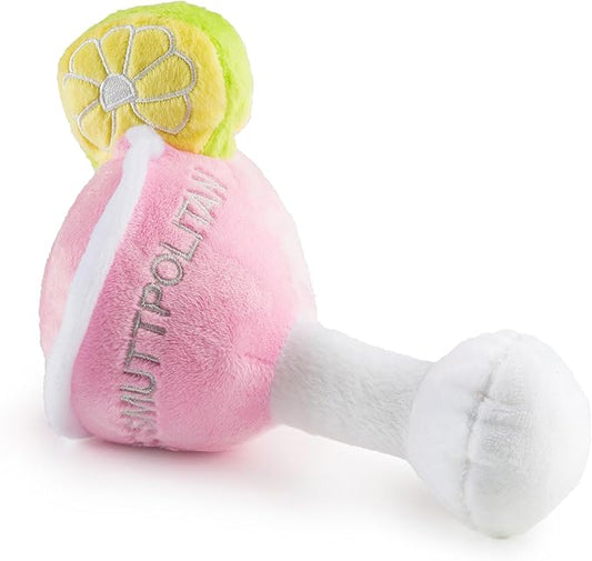 Haute Diggity Dog Cosmuttpolitan, Plush Designer Dog Toys with Interactive Squeaker, Stimulating Pet Enrichment, Machine-Washable & Safe Materials for All Breeds, One Size