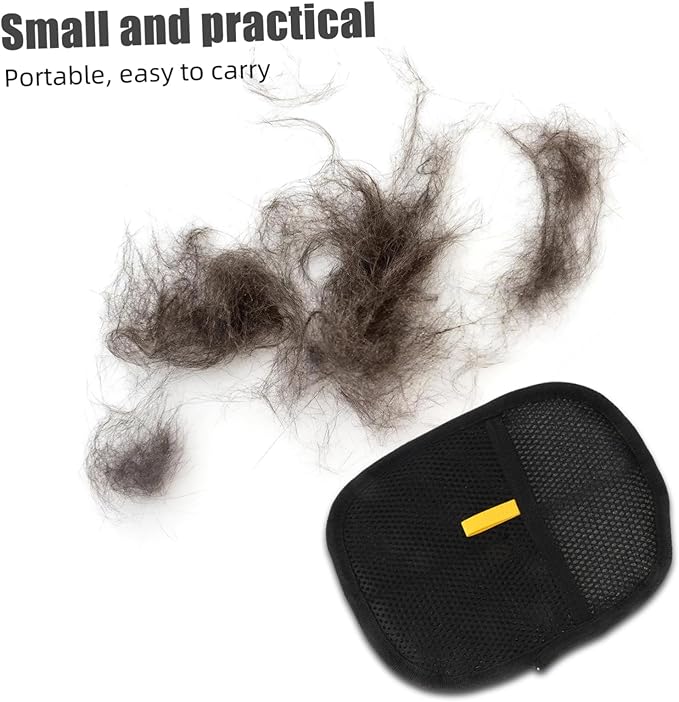 POPETPOP 2pcs Cat Grooming Gloves Dual-Sided Brush Pet Hair Removal Mittens for Cats Dogs Easy Cleaning Ergonomic Design