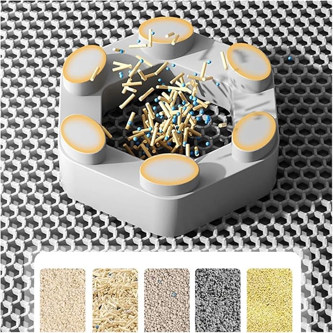 1pcs Cat Litter Mat Pet Double-Layer Easy to Clean