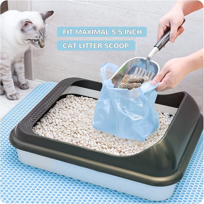120 Count Disposable Cat Litter Bags and 60 Pack Litter Box Liner Bag Compatible with Cat litter Box 3 and 4