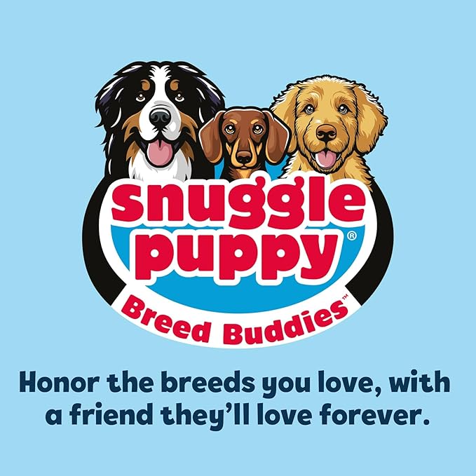 Snuggle Puppy Original for Large Breeds - Heartbeat Puppy for Dogs - Pet Distress Relief and Calming Aid - Comfort Dog Toy - Behavioral Training and Sleep Aid Cuddle Buddy - Rottie/Doberman