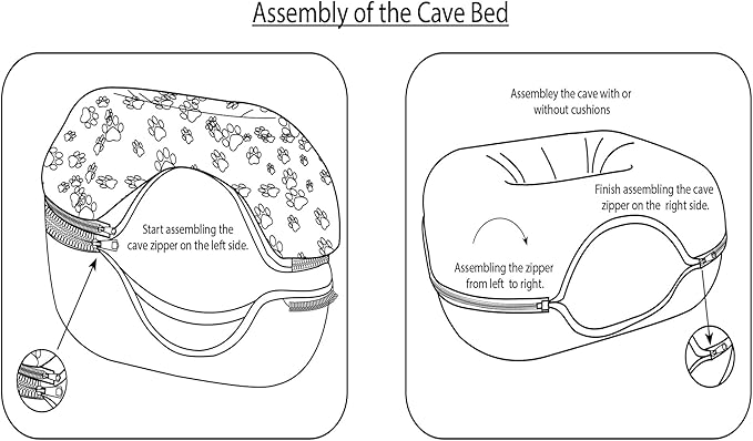 RINGTAIL Peekaboo Cat Cave Donut for Multiple & Large Cats Up to 30-45 lb, 3-in-1 Self Warming Cat Bed Tunnel with 2 Soft Fluffy Fleece Pet Blankets, Scratch, Detachable & Washable (Dark Gray, Large)