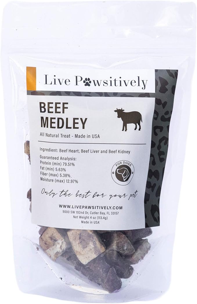 All-Natural Treat for Dogs & Cats, Single Ingredient, Picky Eaters, Grain & Gluten Free, Freeze Dried Beef Liver, No Preservatives, Made in USA