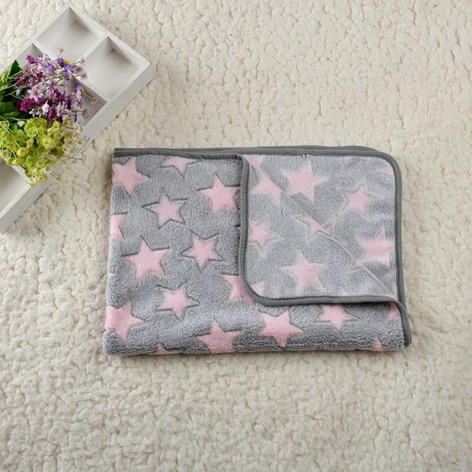 Dog Bed Mat Blanket Soft Cozy Pet Cushion for Small Large Dogs Spring Autumn Warm Travel Mats French Bulldog Chihuahua Supplies (Carrot Print,60 x 80cm)