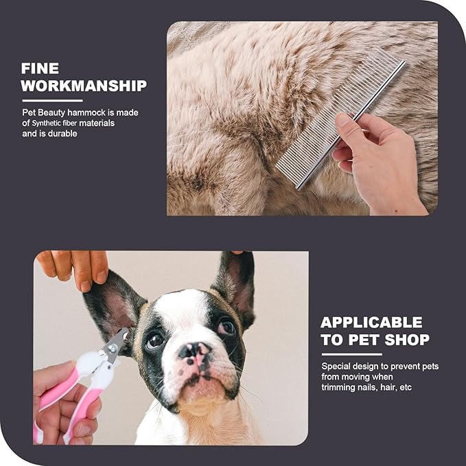 1set Material Pet Nail Trimming Hammock Dog Grooming Accessory Easy to Use