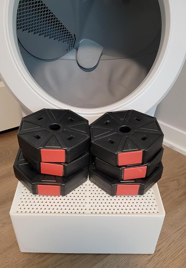 Litter Platform for Litter-Robot 4, 5, 5, Pro, EVO | Your Ultimate Tracking Solution! (Black)