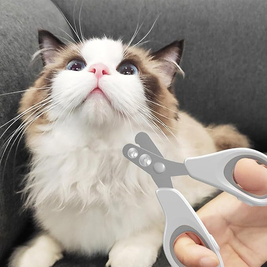 Cat Nail Trimmer – Pet Nail Scissors – Splash-Resistant Puppy for Cats and Dogs Care at Home Veterinary Travel Camping Outdoor