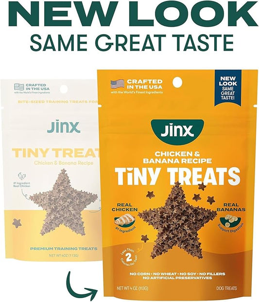 Jinx Chicken Dog Training Treats โ Healthy All-Natural Mini Bite-Sized Dog Treats for Training with Cage-Free Chicken - Pet Products for All Dogs (Puppies, Adults & Seniors) - 4oz