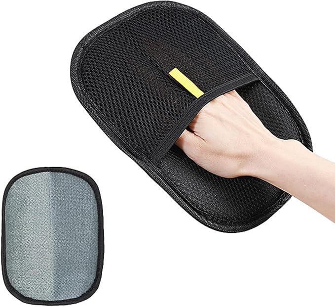 Pet Hair Remover Glove Brush - Reusable Grooming Mitt for Dogs & Cats, Removes Fur from Furniture, Couch, Carpet & Car Seats - Electrostatic Shedding Brush Tool