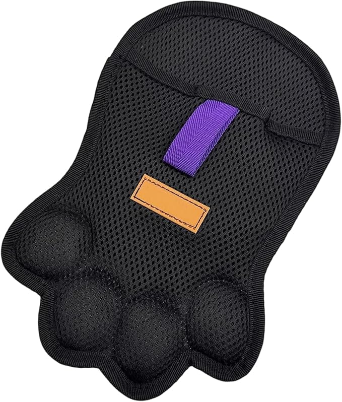 Pet Hair Removal Glove, Reusable Washable Scrubber, Static Hair Removal Mitt for Cats and Dogs, Soft Rubber Massage Bristles, Grooming Tool for Long and Short Coats, Versatile Glove for Carpets