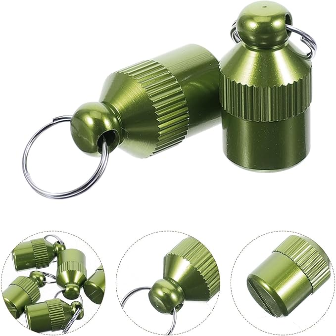 5pcs Aluminum Alloy Dog Id Tags Pet Collar Anti-Lost Address Tags Green for Puppy and Dog Supplies