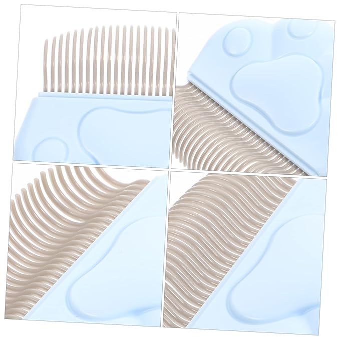 2pcs Cat Grooming Combs Cat Brush for Flea Comb Pet Hair Remover for Dogs
