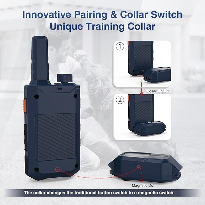 Dog Shock Collar 2 Dogs (20-140 Lbs) - 4200FT Dog Training Collar with Remote, 4 Powerful Modes with 119 Training Levels Rechargeable Electric Dog Collar for Large Dogs