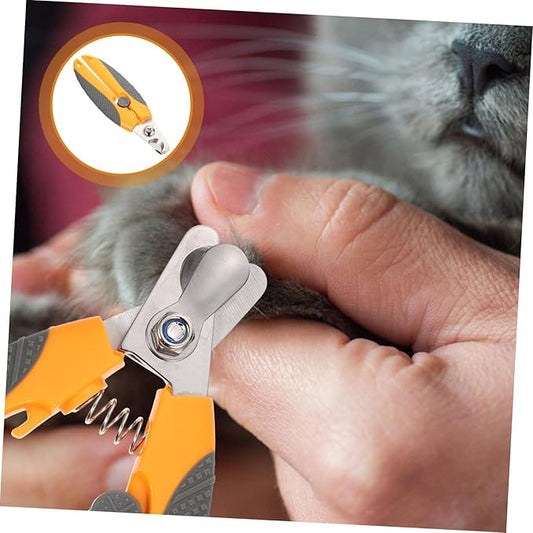 SUPVOX Ergonomic Portable Pet Nail Clipper for Cats and Dogs Wear-Resistant Design Comfortable Grip for Household Grooming Needs