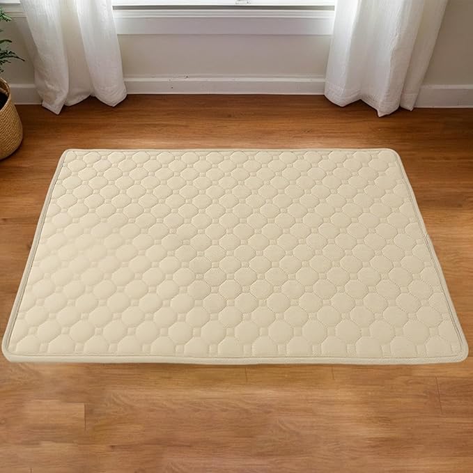 Absorbent Dog Pee Pads, XL Potty Training Mats, 50*60cm Reusable Cat Urine Pad for Hygiene Control Pet Supply for Indoor Outdoor Travel Sleeping Playing Whelping Home Puppy Kitten