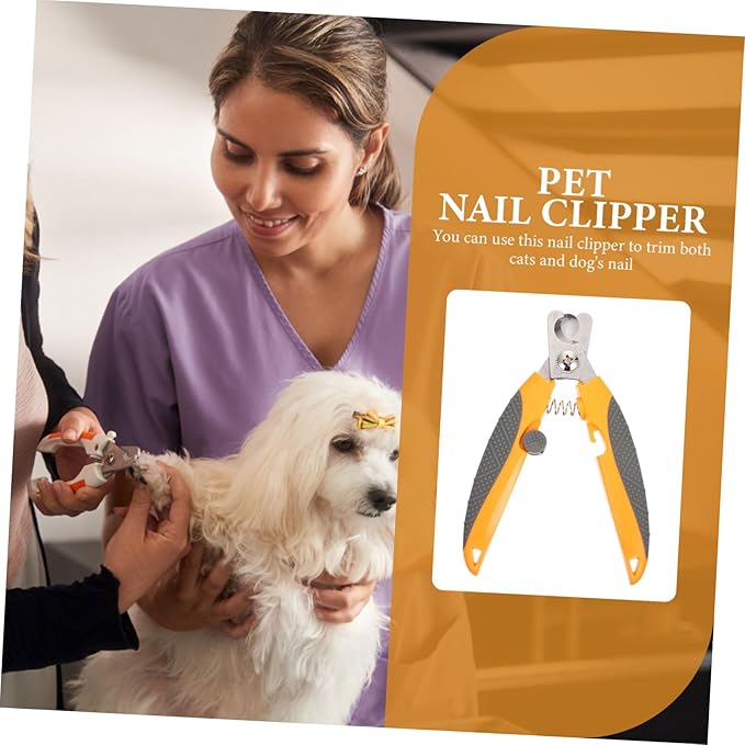 Milisten Portable Pet Nail Clipper for Dogs and Cats Ergonomic to Use Safe Nail Trimmer for Animals Convenient Daily Grooming