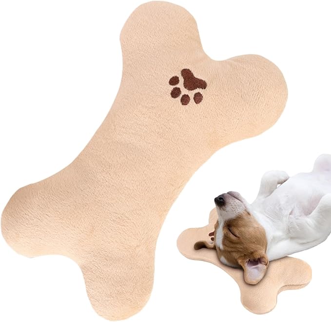 Chew Resistant Pet Supplies, Soft Stuffed Plush Animal Dog Toy, Comfort Pet Sleeping Cushion, Cuddling Bed for Small Medium Large Dogs, Puppy Kitten Accessories for Aggressive Chewers (Gray)