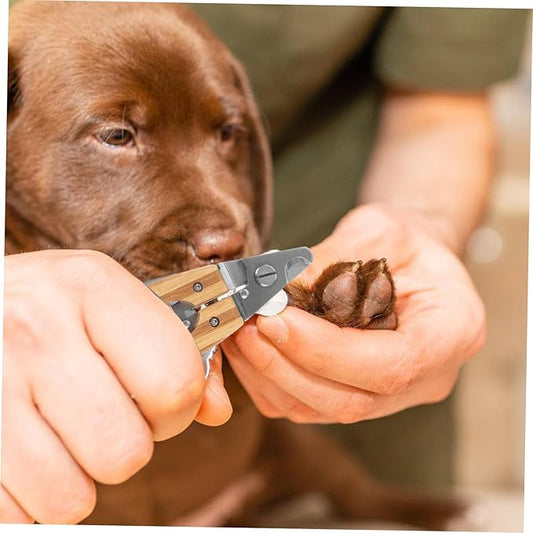 Pet Nail Clipper for Dogs and Cats Compact Stainless Steel Toenail Trimmer with Safety Guard for Small Animals Easy and Convenient Grooming Tool for Home Use