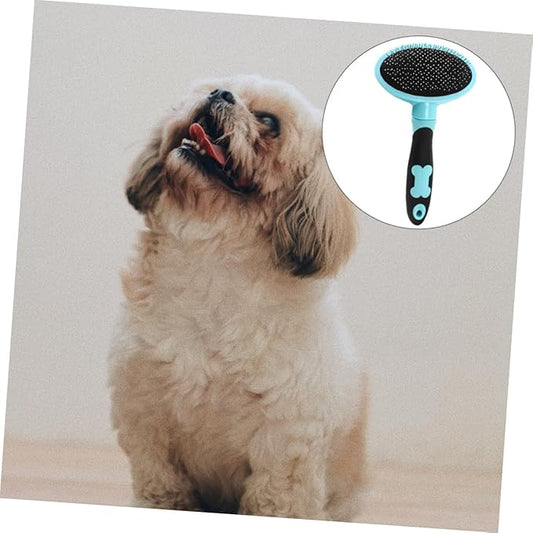 Milisten Indoor Cat Brush Smoothing Brush Pet Comb Gentle Grooming Tool Pet Hairbrush Deshedding Comb