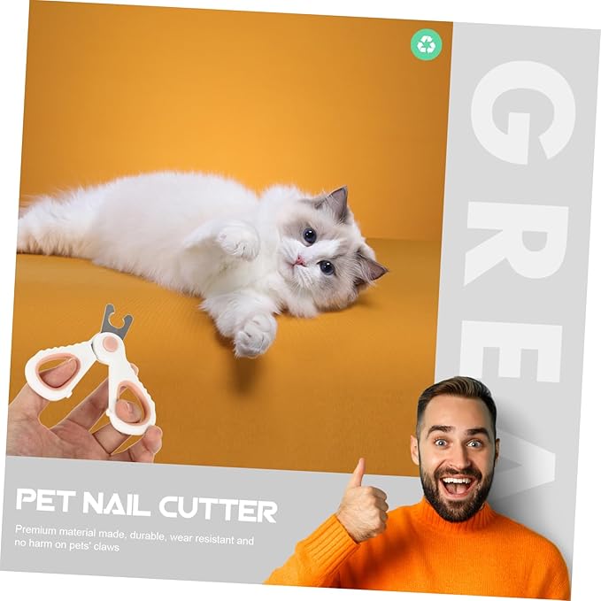 GALPADA Portable Pet Nail Clipper for Dogs Cats Safe Use Claw Trimmer Tool for Grooming Pet Owners to Prevent Over-Cutting and Ensure Comfort