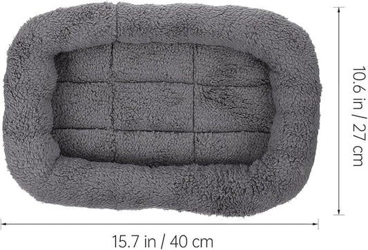 PRETYZOOM Waterproof Anti-Slip Pet Mat Thickened Grey Small Dog Bed Cushion Warm Floor Sleeping Pad for Puppies and Cats Home Pet Supply