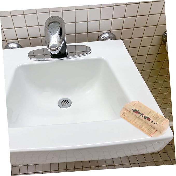2pcs Fine Tooth Bamboo Comb for Dog and Cat Grooming Double-sided Dandruff Removal Tool for Boy Girl and Pets Boy Girl-friendly Design Portable and Easy to Store