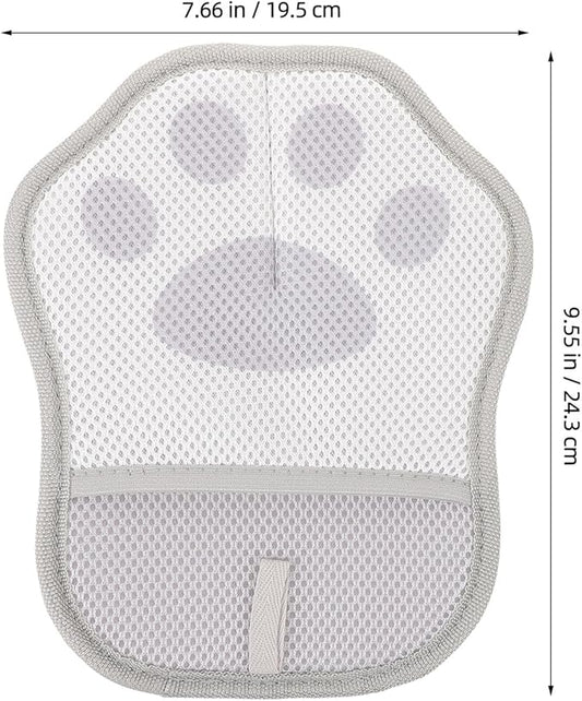Ciieeo 3pcs Pet Hair Removal Gloves Electrostatic Static Grooming Gloves for Dogs and Cats Reusable Polyester for Fur Cleaning and Shedding