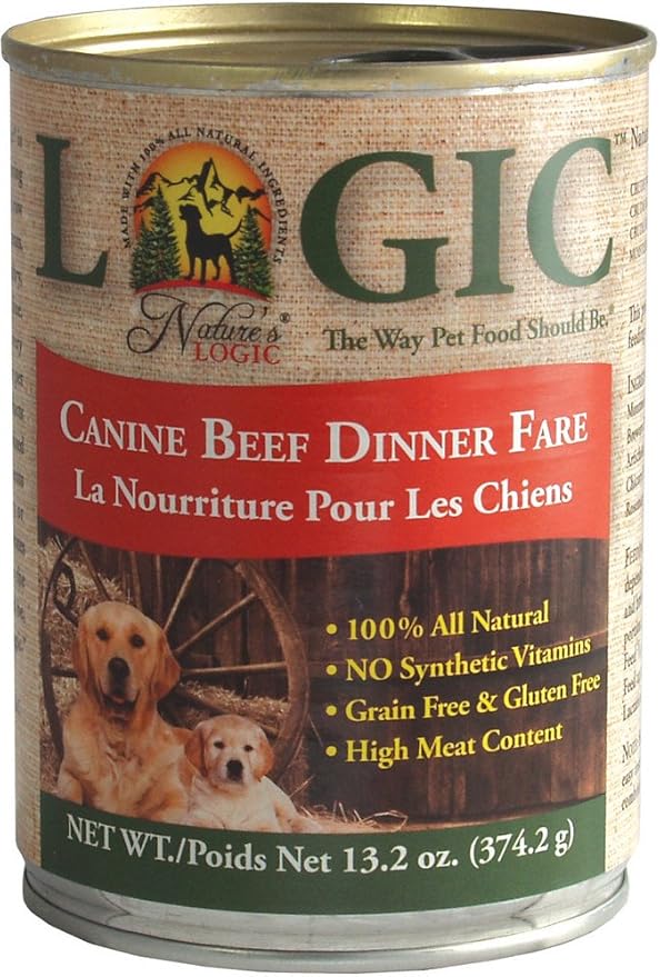 Nature's Logic Canned Food - Beef - 12 x 13.2 oz