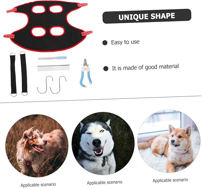 Happyyami Dog Nail File Nail Trimming Tool for Miniature Pets Safe Pet Grooming Hammock