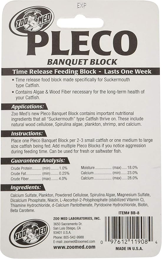 Pleco Banquet Block