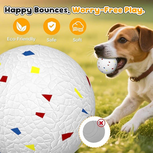 20-40ft Automatic Ball Launcher, Interactive Fetch Toy for Small Medium Dogs, Adjustable Rechargeable Tennis Thrower for Indoor Outdoor Fun, Physical Exercise and Brain Training(Grey)