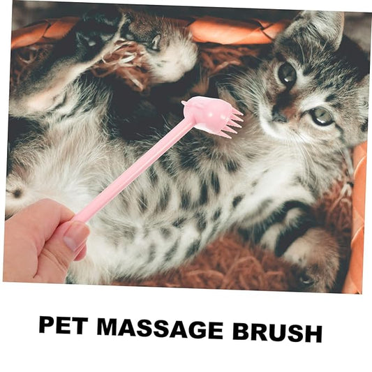 1pcs Massage Brush for Pets Cat Grooming Brush for Shedding Itching Relief Mini Self-massage Tool for Cats Dogs