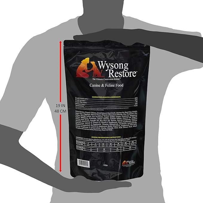 Wysong Restore Canine and Feline Food 9 -lb Bag/case of 5